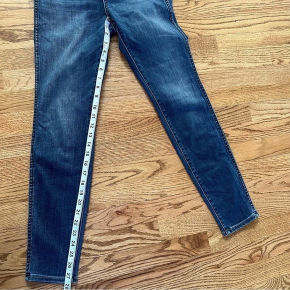 MADEWELL 10" High-Rise Skinny Jeans in Danny Wash: TENCEL™ Denim Edition SZ 26 - Picture 10 of 14